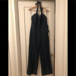 Blue jean jumpsuit